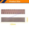 50PCS 70x420mm Mesh Dust Free Sanding Discs Hook & Loop Mesh Sandpaper for Car Drywall Metal Polishing & Grinding,80-800 Grit