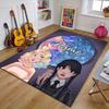 Custom Addams Family Wednesday Mat Personalized Name, Polyester Washable Indoor Entryway Rug, Gift for Christmas, Easter, Thanksgiving Day