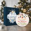 Friendship Ornament 2025 – Best Friend Ornament, Our Laughs are Limitless, Our Memories are Countless, Our Friendship is Endless –Gift for