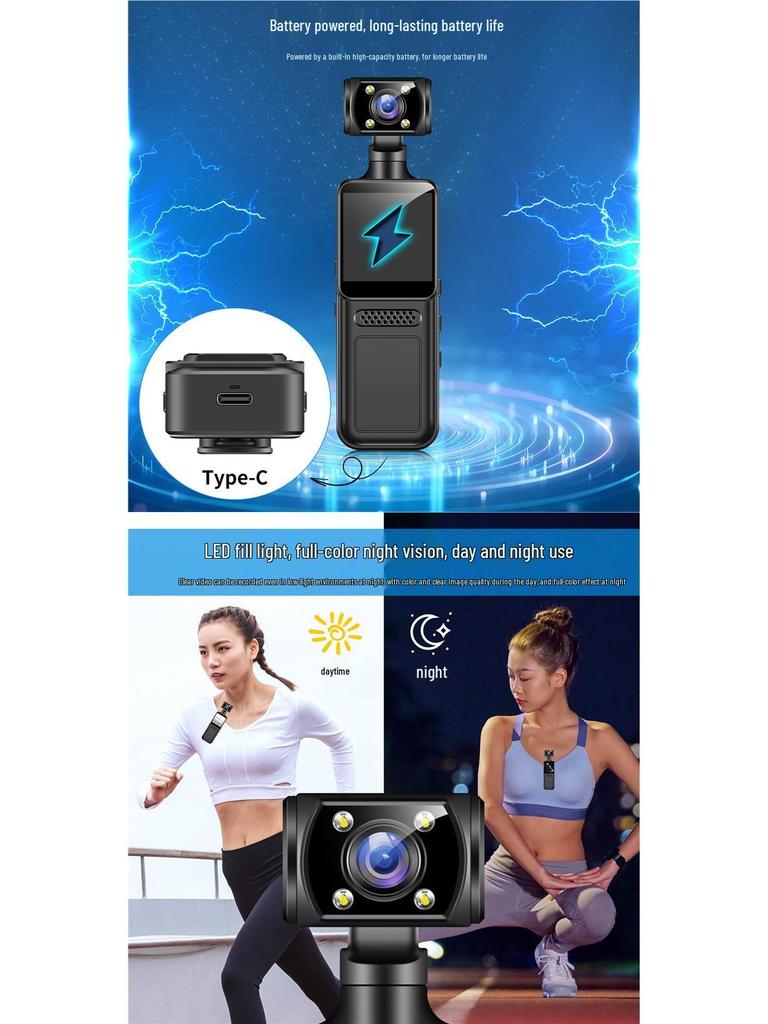 WIFI HD Спортивная камера Нагрудный кронштейн для Велоспорта и Влогинга