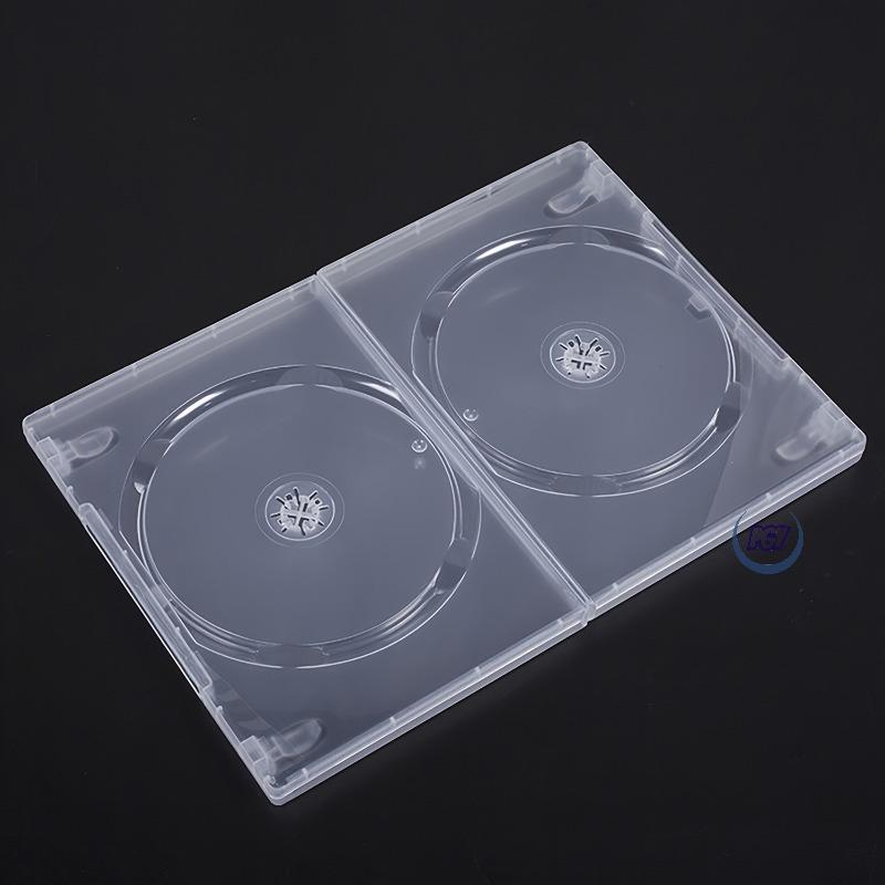 12 шт. Коробки для хранения CD/DVD для карт игр PS4 Прозрачный устойчивый держатель для одного/двух дисков 14 мм Портативный и защитный