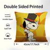 Anime Snoopy Personalized Pillow Dust Cover Bedroom Kids Party Decoration Pillowcase Birthday Children Gift