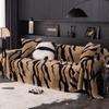 Modern Zebra Pattern Sofa Towel Furniture Cover 4 Seater Sofa Throw Blanket Couch Armchair Slipcover All-season