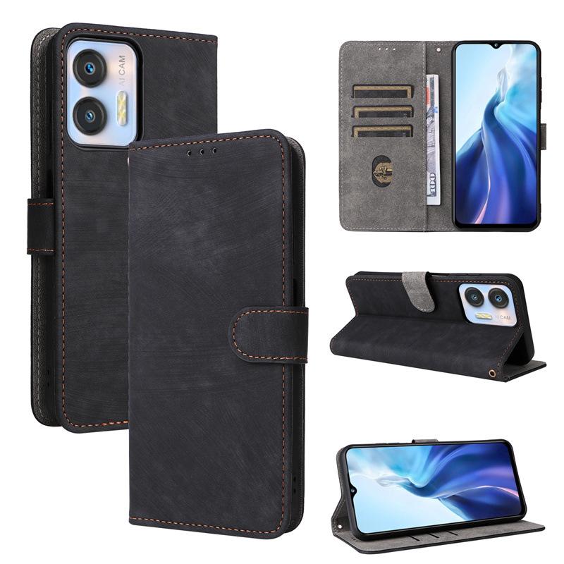 Чехол-книжка для Oukitel C35/C36/C37/C38 из искусственной кожи, полная защита корпуса [блокировка RFID], чехол-кошелек