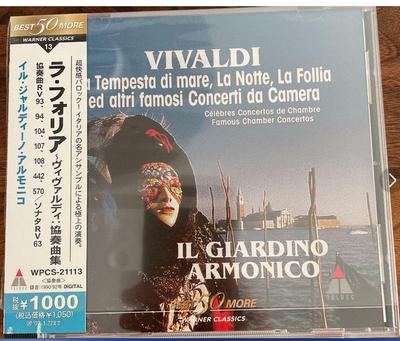 CD IL GIARDINO ARMONICO; ВИВАЛЬДИ - Вивальди: Камерный концерт Collectio WPCS21113 Teldec 2002 Япония ОбиКлассика Б/у