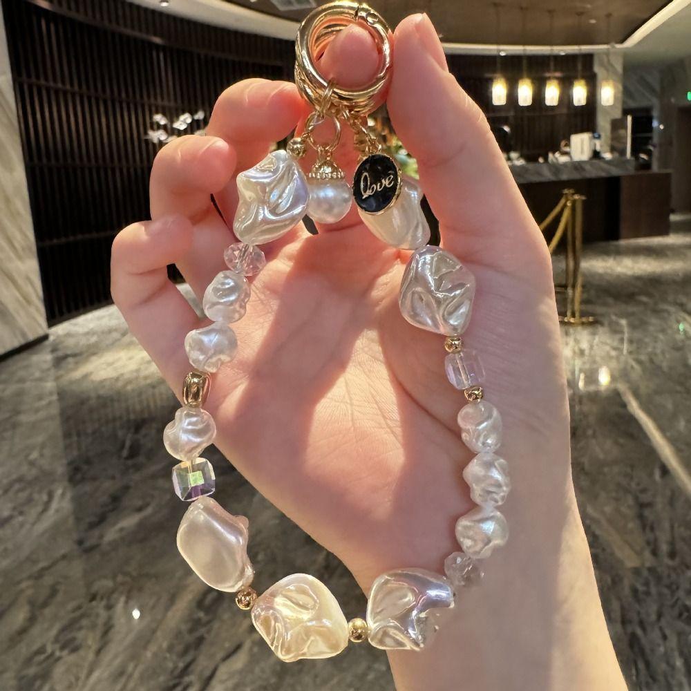 Цепочка для телефона против потери Модный бисерный кулон Шнурок Новый ремешок на запястье для телефона