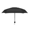 Зонт-капсула Мини Карманный УФ-устойчивый 2 использования 5 секций 8 кромок Аксессуары для отдыха на открытом воздухе Черный