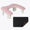 Comfortable Manicure Cushion, Ergonomic Support with Mat