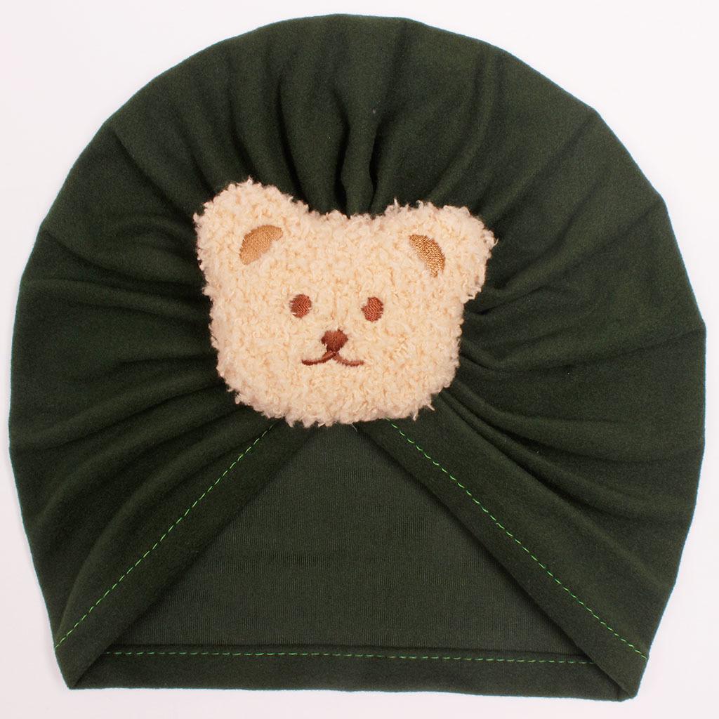 European & American Baby Bear Baotou Hat for Infants - Warm, Protective Design for Girls