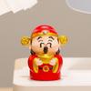1/2/5pcs Chinese Style Wealth Gods Figurine Small Good Fortune God of Fortune Statue Attract Wealth Lucky Charm