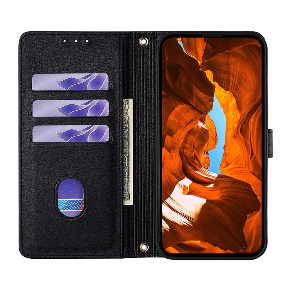 For Samsung Galaxy A17 5G Case Metal I-Buckle PU Leather Wallet Phone Cover
