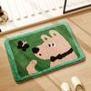 Kapibara bathroom floor mat toilet non-slip carpet toilet quick-drying imitation cashmere foot mat toilet floor mat