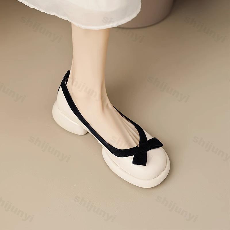 Мода 2024 года, осень, новые женские повседневные туфли из искусственной кожи на платформе, женские гладиаторские туфли для вечеринок, женские туфли в римском стиле с мелким каблуком