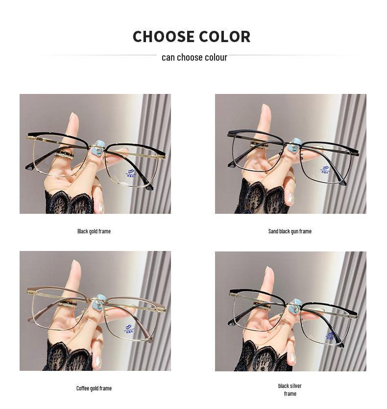 Фотохромные очки с защитой от синего света, готовые для установки линз по рецепту, с оправой в виде брови - Унисекс, Ультралегкие, Стильные оптические оправы