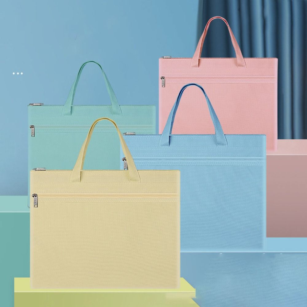 2-Layer Tutorial Bag PVC Art Storage Bag High Quality Tote School Bag