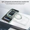 For iPhone 17 Pro Max Case Compatible with MagSafe Rotating Kickstand Shockproof TPU PC Acrylic Clear Phone Back Cover