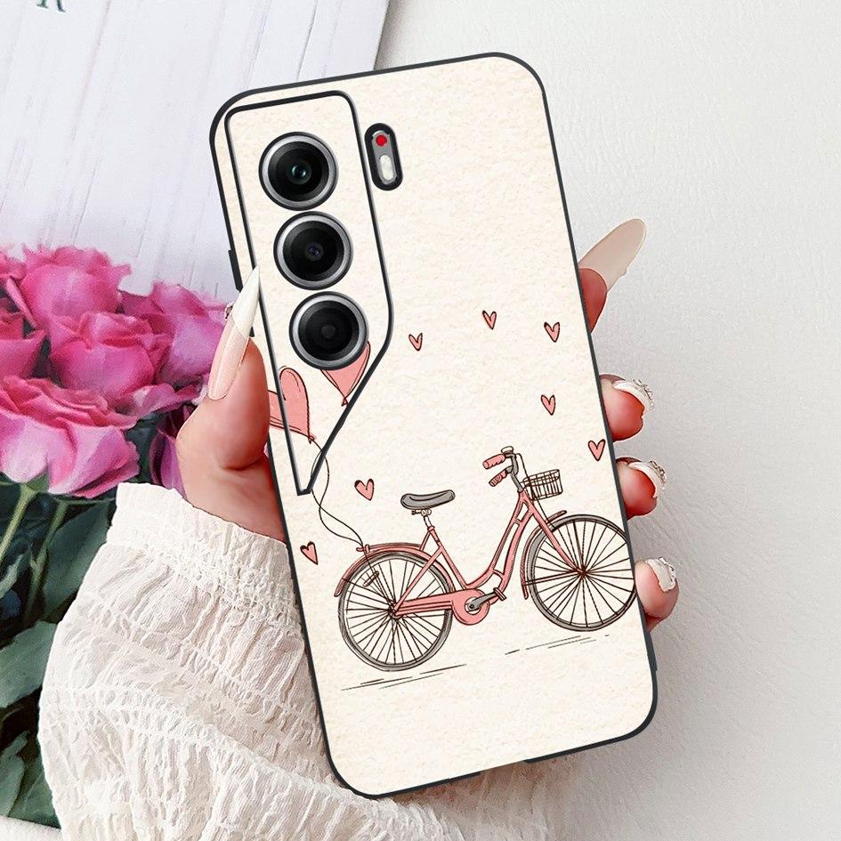 Чехол для Tecno Camon 40 2025 Новый Популярный Узор Бабочка Цветок Мягкий Силиконовый Чехол для Телефона Для Tecno Camon40 Pro CM6 CM5 Бампер