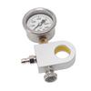 CO2 Refill Adapter Carbonator Refill Quick Adapter Replacement with Pressure Gauge Release Valve