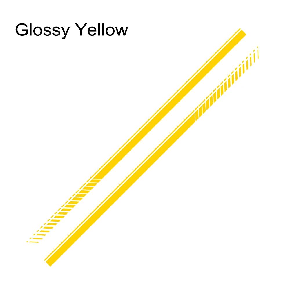 2 шт. Наклейки для украшения боковой линии талии двери автомобиля, гоночные полосы, декор кузова автомобиля, виниловая пленка, наклейки, аксессуары для Toyota Hiace