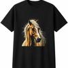 Detailed Palomino Horse Lover Mens Womens T-Shirt Unisex Novelty Gift Tee Funny