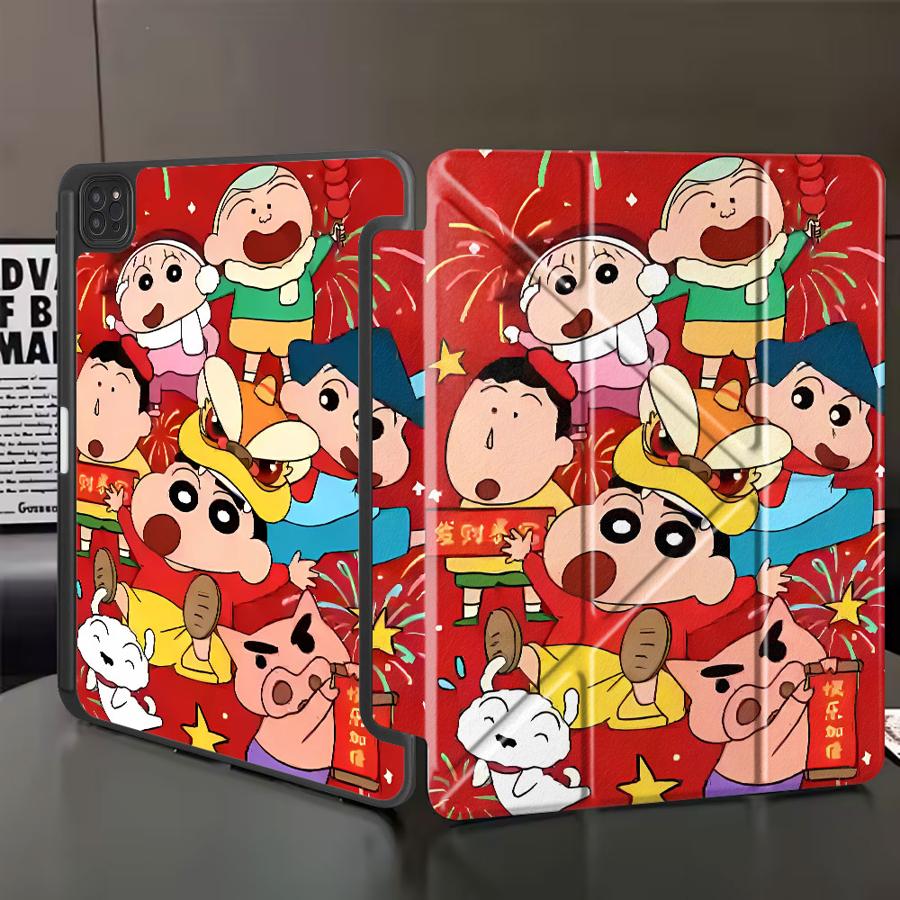 Holder Cover Tablet Case For iPad Pro 11th 10th 9th 8th 7th 12.9inch Air 4 5 M3 M2 1 2 M4 11inch Pro 2025 Mini 6 7 Cra-yons