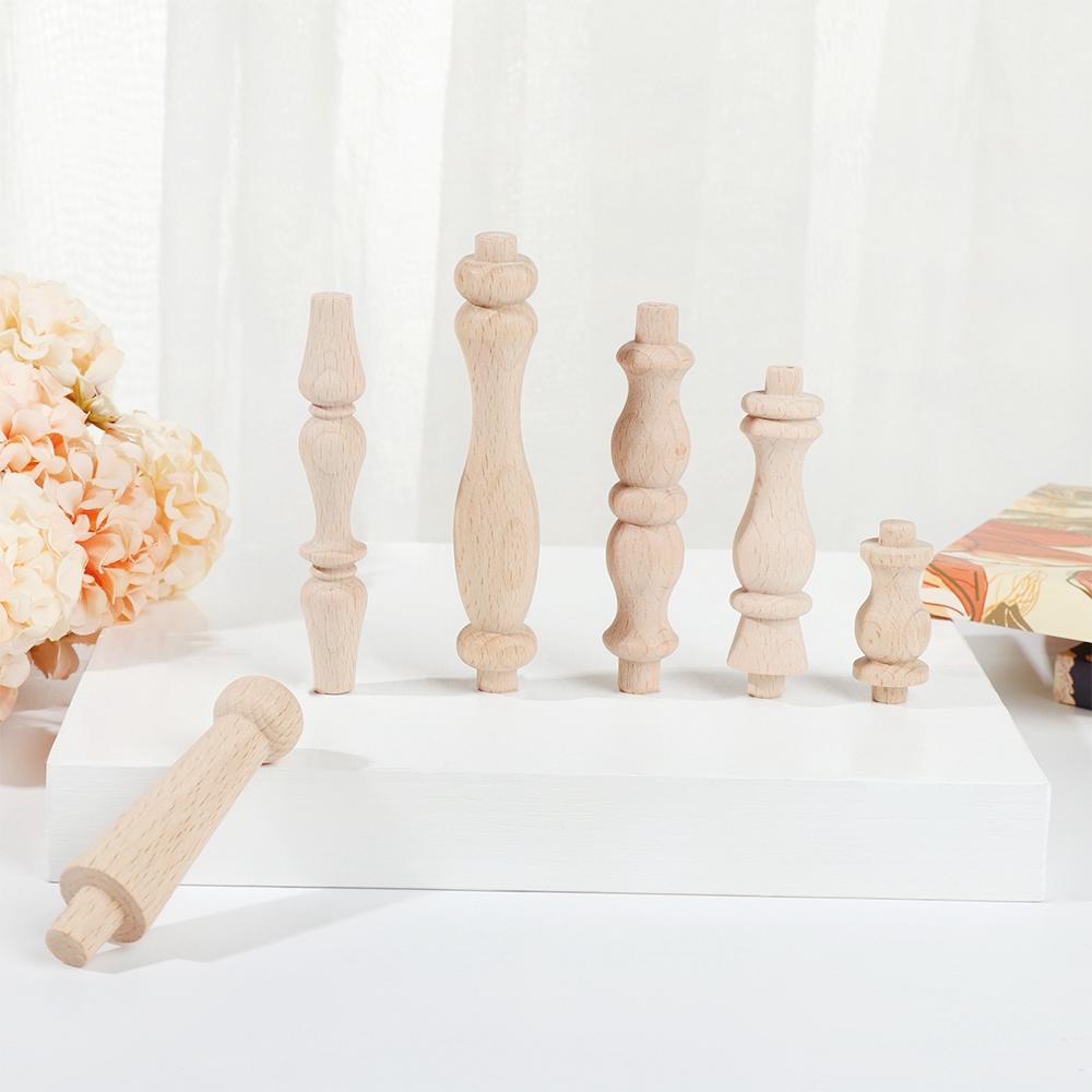 Accessories Decoration Crafts Vintage Wood Carved Home Decor Furniture Foot Legs Cabinet Seat Feets