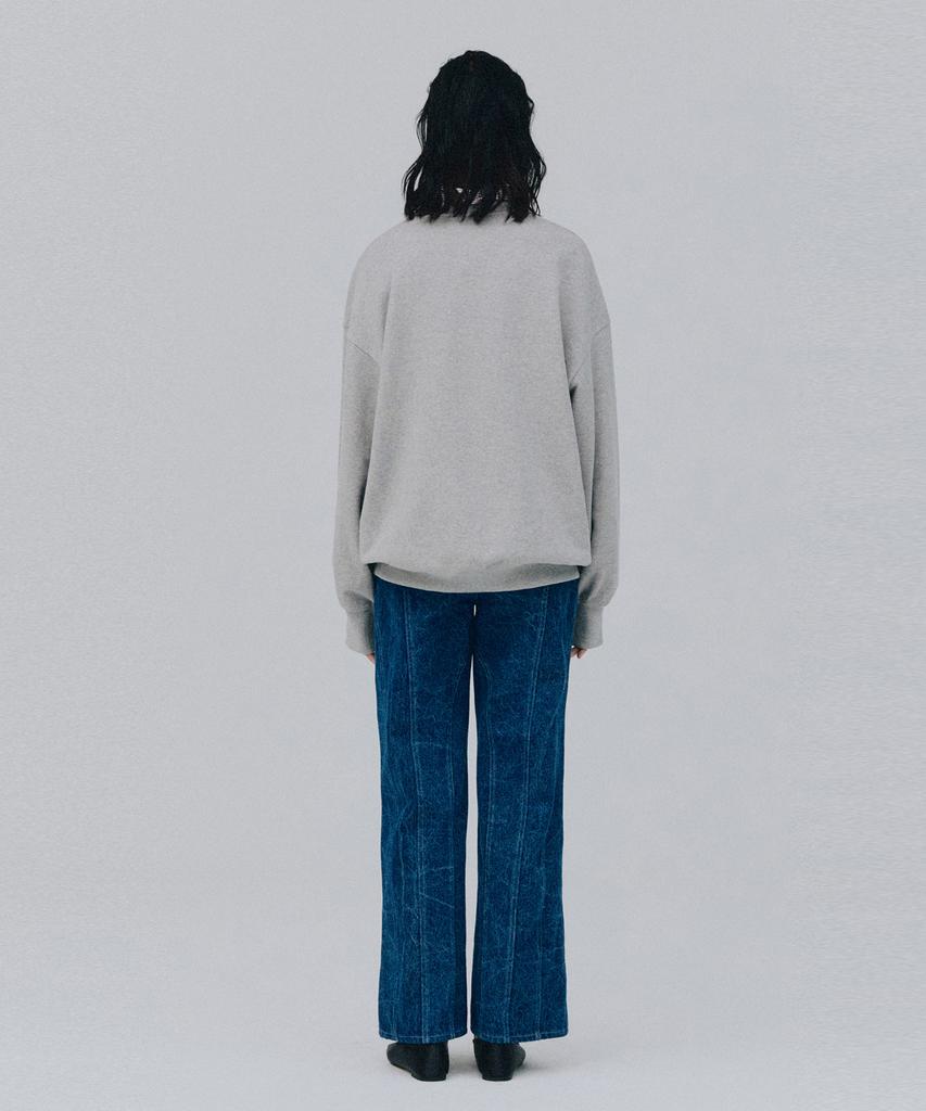VEDERMI Deep Blue Double-Seamed Denim Pants
