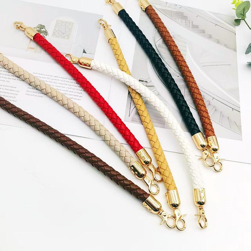 Chic 30cm Braided PU Leather Strap for Customizable DIY Purse Handle Solutions