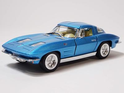 Kinsmart Chevrolet Corvette Stingray (1963) Синий Литой Модель 1/36 KT5358