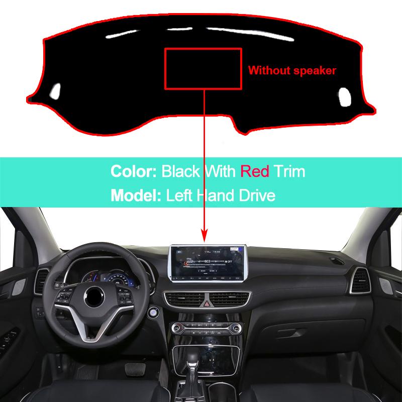 Anti-Slip Car Inner Dashboard Cover DashMat For Hyundai Tucson Rug Carpet Cushion Sun Shade Pad Protector