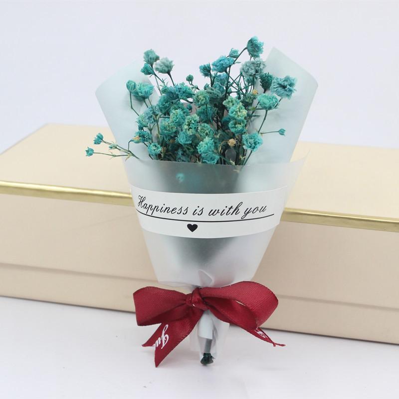 Букет из мини натуральных сухоцветов Baby's Breath Fresh Preserved Bouquet Decor