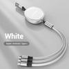 3 In 1 Car Logo Fast Charge Cable For iPhone USB Type C/Micro Accessory For Honda Civic Fk7 Fit Fk2 Mugen Fk8 Type R Accord CR-V XK6