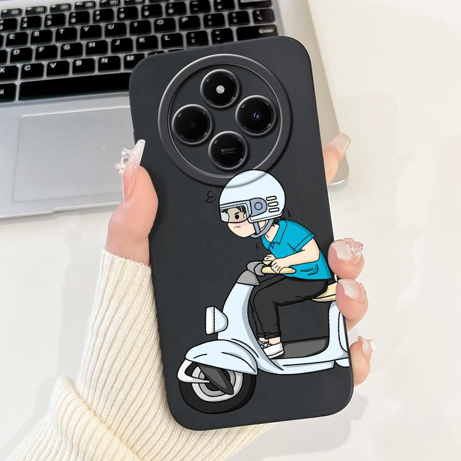 Чехол для Xiaomi Poco C75 Стильный чехол с художественной росписью Мягкий силиконовый ударопрочный чехол для телефона Для Xiaomi Poco C75 PocoC75 Чехлы Бампер