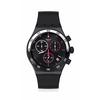 Swatch MAGENTA AT NIGHT NEW IRONY CHRONO Наручные часы YVB413 Черные