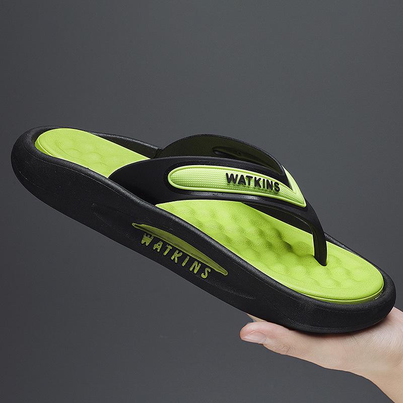 Мужские модные шлепанцы на толстой подошве: Мягкие, удобные пляжные сандалии на лето