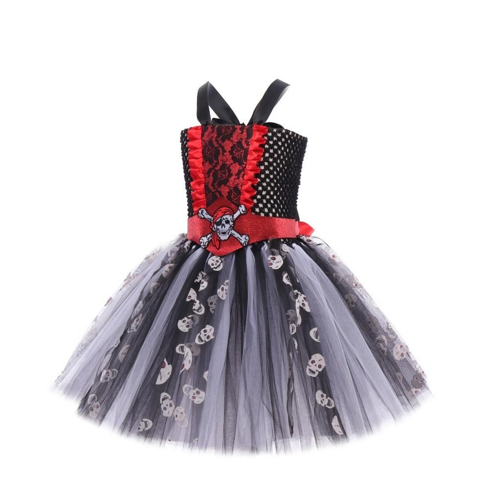 Пиратское платье для детей из полиэстера для костюмированных мероприятий и косплея