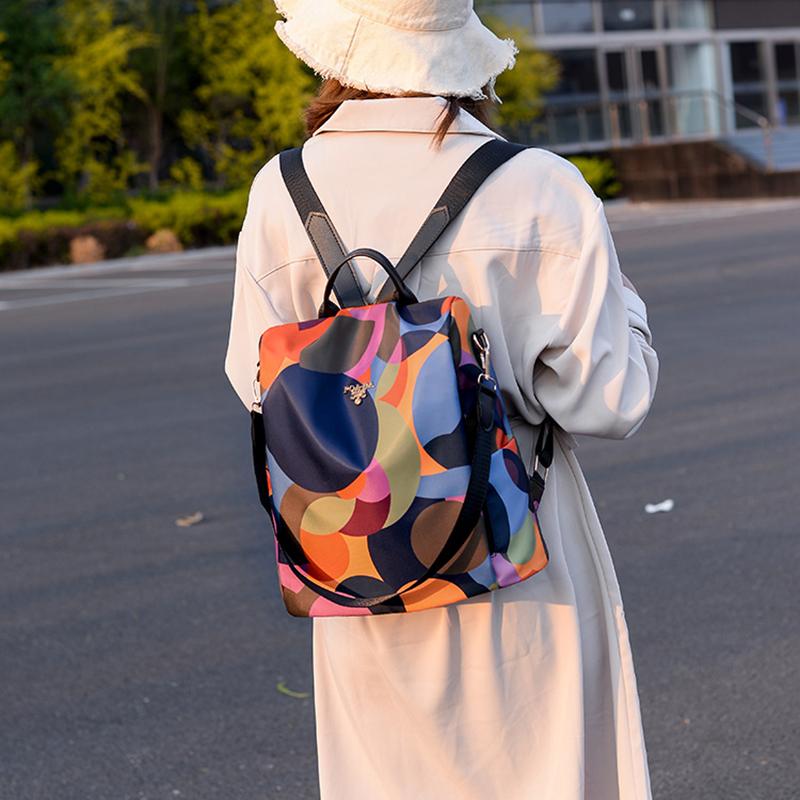 Противоугонный модный рюкзак для женщин, повседневные водонепроницаемые школьные сумки для девочек-подростков, многофункциональная сумка через плечо, дорожный рюкзак