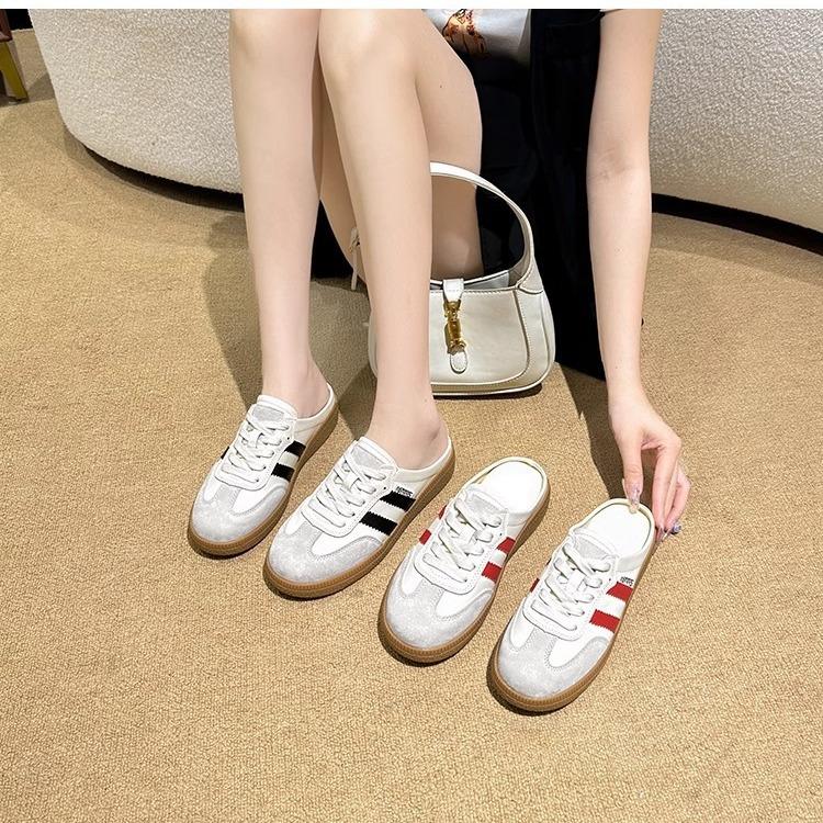 Моральная тренировочная обувь для внешней торговли женская летняя кожаная на толстой подошве с увеличением роста повседневная белая обувь Forrest Gump с сумкой полусабо из парусины