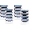 Compatible with Gillette Mach Syn3 Replacement Blade Mach 3 3 Blade Machsyn3 Replacement Blade Shaving Manual Razor 16 Pieces Replacement Prod
