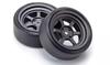 Kyosho Drift Tires for FZD2 FATH711BKD Pre-Installed (RAYSTE37V/Black M/2-Pack)