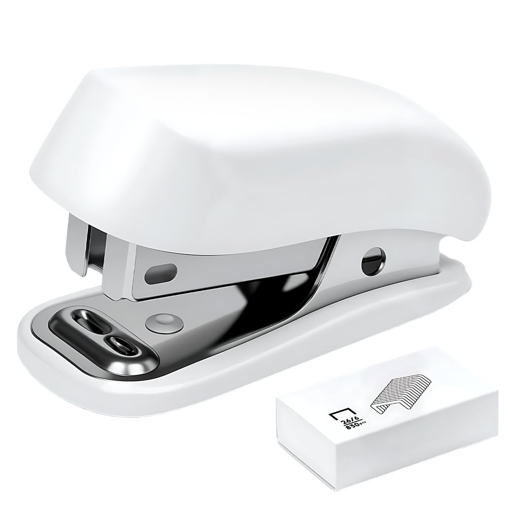 Mini Stapler with Staple,Small Cute Stapler for Desk,Portable Cute Staplers with Remove Function,Gift for Student or Home Office School Supplies