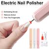 1 шт. Портативная пилочка для ногтей со светодиодной подсветкой, профессиональная фреза для ногтей, высококачественный электрический 6 в 1, полировщик для ногтей