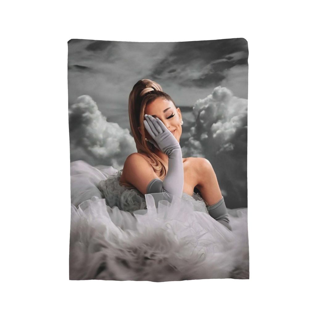 The Best Singer Ariana Blanket Fleece Summer Air Conditioning Grande Pop Music R&B Multifunction Ultra-Soft Throw Blanket Quilt