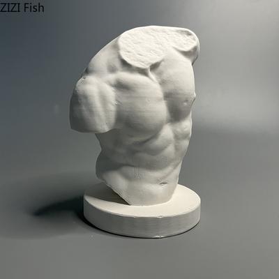 Фигурки бодибилдинга (половина тела) Гипсовая статуэтка Настольное украшение Орнаменты Произведения искусства Персонажи Скульптура Эстетичный декор для комнаты