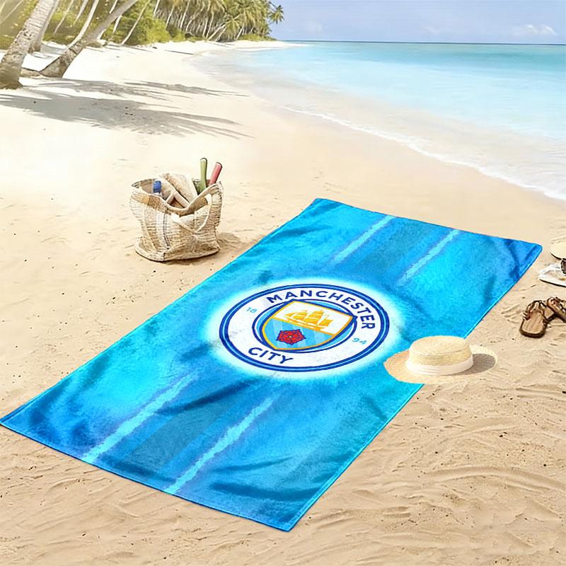 The Blues poster Print Beach Towel, Large Soft Quick Dry Towel for Beach Camping Swimming