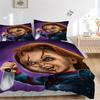 3pcs Chucky's Creepy Carnival Bedding Set - 1 Soft Quilt Cover + 2 Pillowcases, Machine Washable - Suitable for All Seasons, Perfect Gift fo
