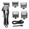 Electric Hair Clipper LED Display Rechargeable Cordless Hair Trimmer Set with Travel Lock for Home Salon