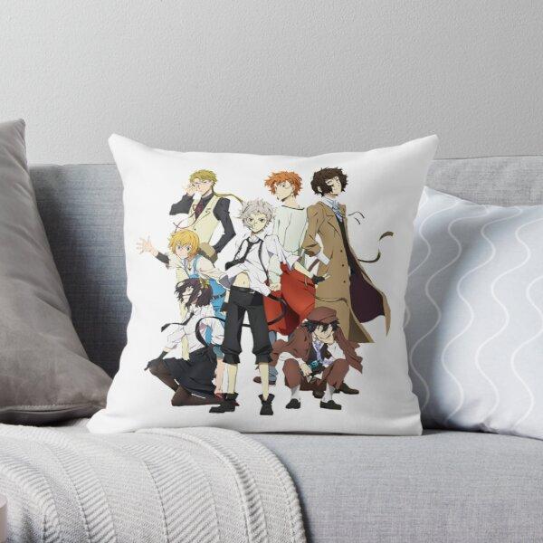 Подушка с принтом аниме «Бродячая собака», чехол из полиэстера, наволочка, наволочка для дивана, автомобиля, наволочка