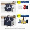 Thermal Large Capacity Lunch Bag Multi-compartment Waterproof Picnic Box  Travel Use