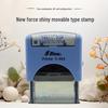 Word Grain Self-Inking DIY Stamp: New Force S-882/S-884 Movable Type with Free Number Combination